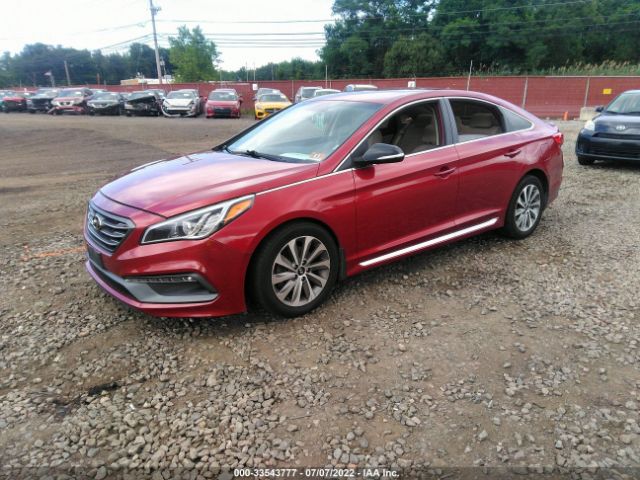 Photo 1 VIN: 5NPE34AF1FH141887 - HYUNDAI SONATA 