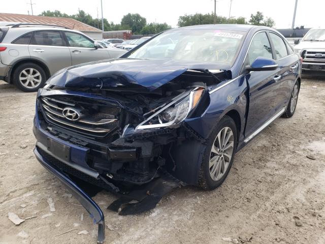 Photo 1 VIN: 5NPE34AF1FH142523 - HYUNDAI SONATA SPO 