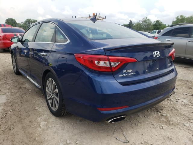 Photo 2 VIN: 5NPE34AF1FH142523 - HYUNDAI SONATA SPO 