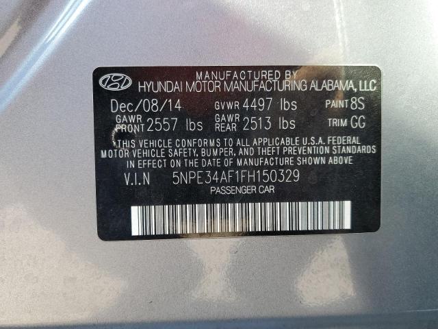 Photo 11 VIN: 5NPE34AF1FH150329 - HYUNDAI SONATA 