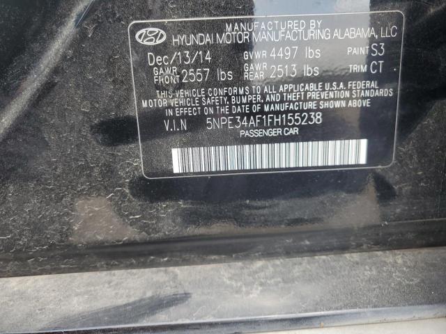 Photo 12 VIN: 5NPE34AF1FH155238 - HYUNDAI SONATA SPO 