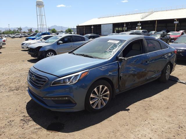 Photo 1 VIN: 5NPE34AF1FH165798 - HYUNDAI SONATA SPO 