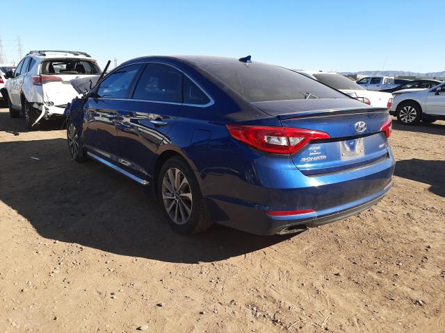 Photo 2 VIN: 5NPE34AF1FH168281 - HYUNDAI SONATA SPO 