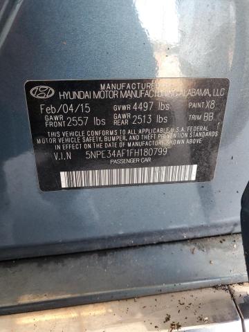 Photo 11 VIN: 5NPE34AF1FH180799 - HYUNDAI SONATA SPO 