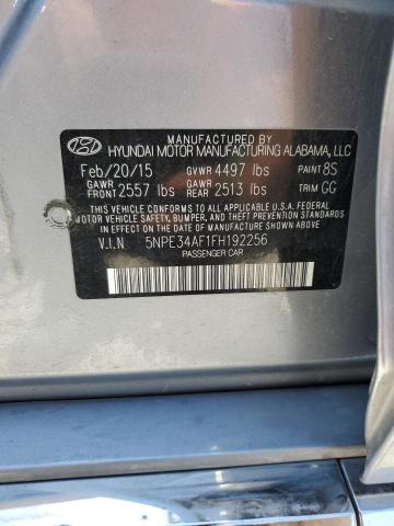 Photo 11 VIN: 5NPE34AF1FH192256 - HYUNDAI SONATA SPO 