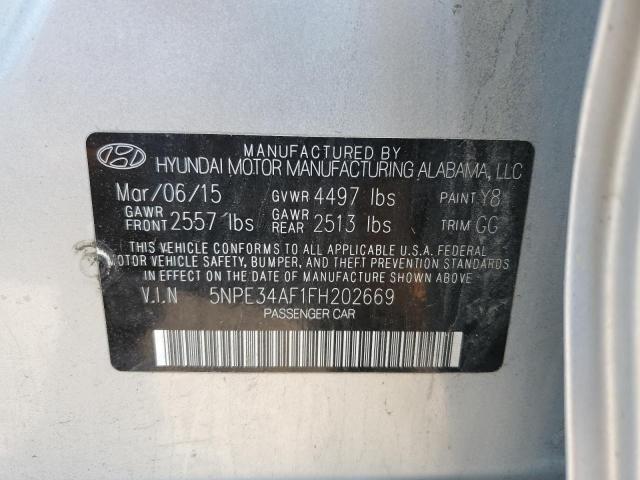 Photo 11 VIN: 5NPE34AF1FH202669 - HYUNDAI SONATA 