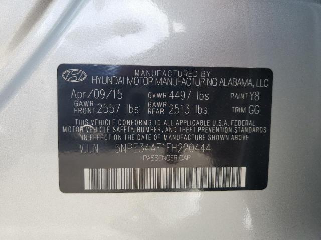 Photo 11 VIN: 5NPE34AF1FH220444 - HYUNDAI SONATA SPO 