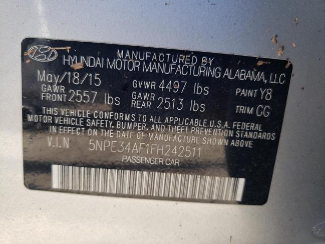 Photo 11 VIN: 5NPE34AF1FH242511 - HYUNDAI SONATA SPO 