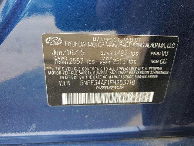 Photo 12 VIN: 5NPE34AF1FH253718 - HYUNDAI SONATA SPO 