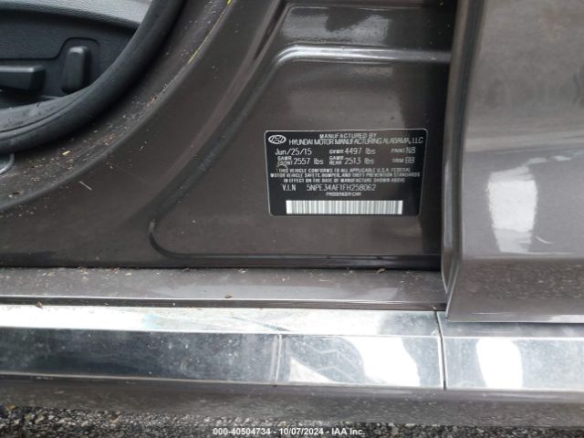 Photo 8 VIN: 5NPE34AF1FH258062 - HYUNDAI SONATA 