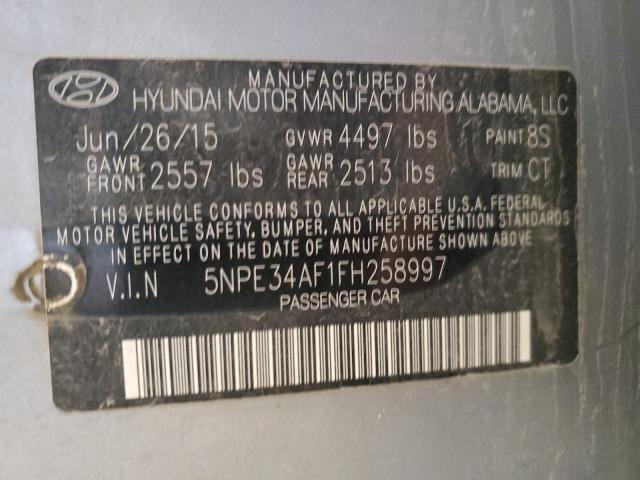 Photo 11 VIN: 5NPE34AF1FH258997 - HYUNDAI SONATA SPO 