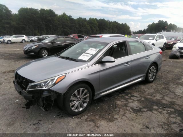 Photo 1 VIN: 5NPE34AF1GH260556 - HYUNDAI SONATA 