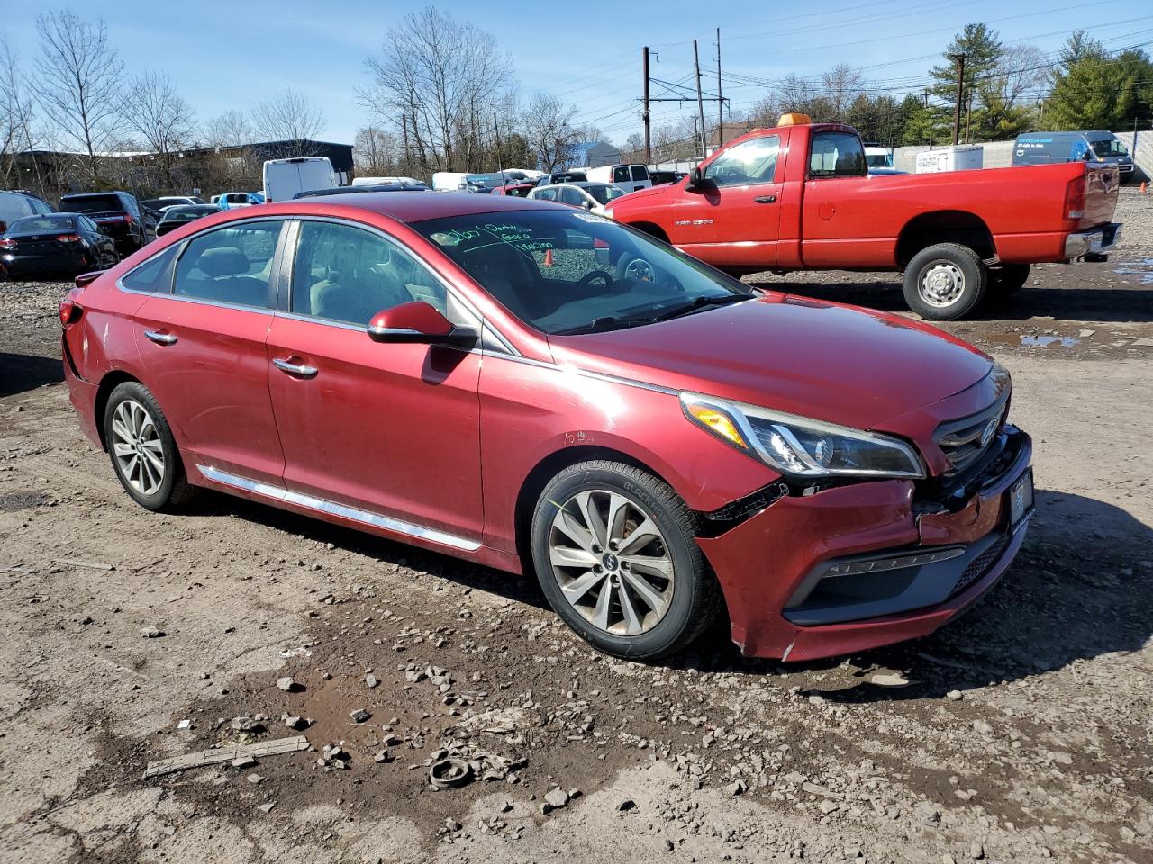 Photo 3 VIN: 5NPE34AF1GH268429 - HYUNDAI SONATA 