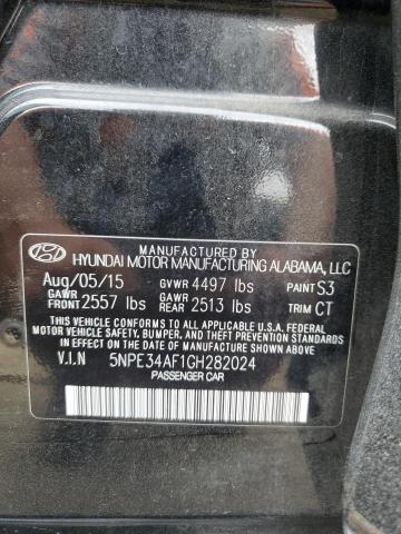 Photo 11 VIN: 5NPE34AF1GH282024 - HYUNDAI SONATA SPO 