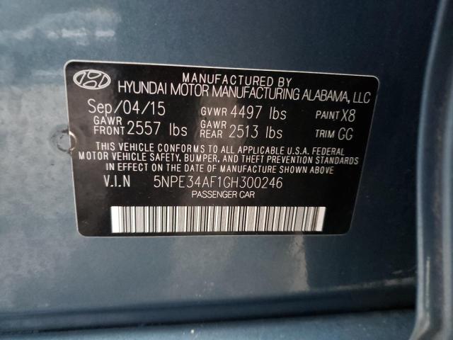 Photo 12 VIN: 5NPE34AF1GH300246 - HYUNDAI SONATA SPO 