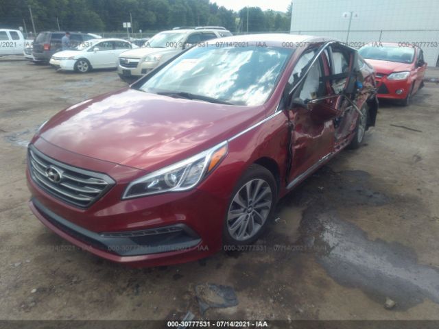 Photo 1 VIN: 5NPE34AF1GH310050 - HYUNDAI SONATA 