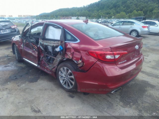 Photo 2 VIN: 5NPE34AF1GH310050 - HYUNDAI SONATA 