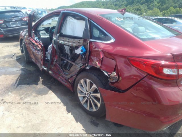 Photo 5 VIN: 5NPE34AF1GH310050 - HYUNDAI SONATA 