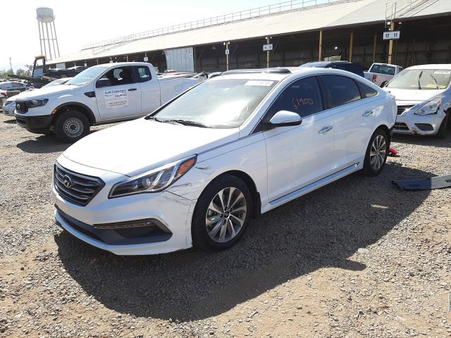 Photo 1 VIN: 5NPE34AF1GH320285 - HYUNDAI SONATA SPO 