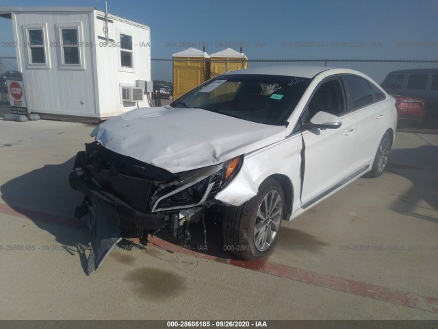 Photo 1 VIN: 5NPE34AF1GH326362 - HYUNDAI SONATA 