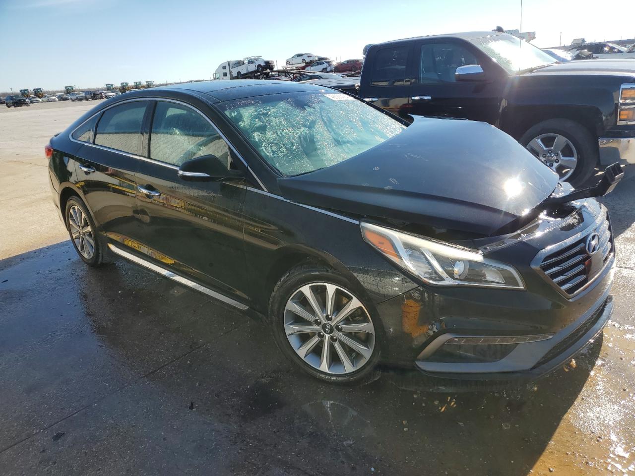 Photo 3 VIN: 5NPE34AF1GH330718 - HYUNDAI SONATA 