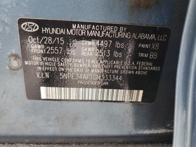 Photo 12 VIN: 5NPE34AF1GH333344 - HYUNDAI SONATA 