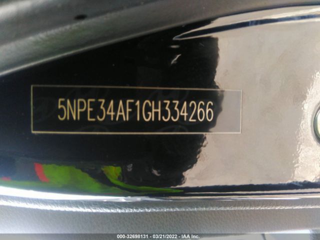 Photo 8 VIN: 5NPE34AF1GH334266 - HYUNDAI SONATA 