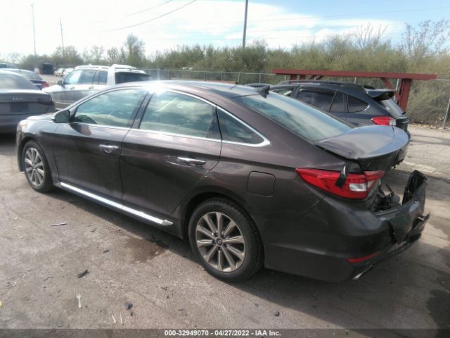 Photo 2 VIN: 5NPE34AF1GH338074 - HYUNDAI SONATA 