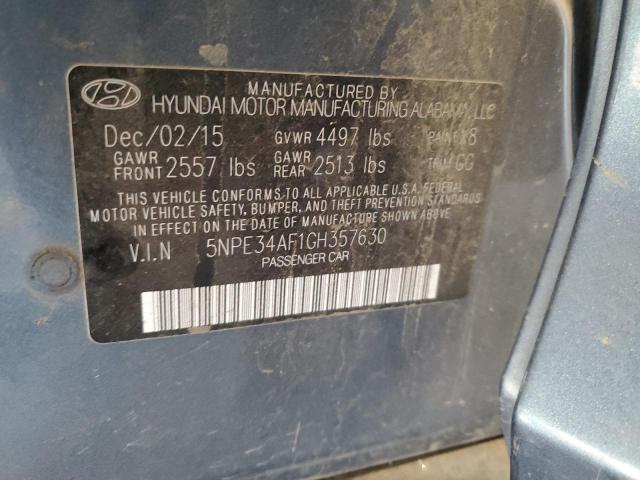 Photo 12 VIN: 5NPE34AF1GH357630 - HYUNDAI SONATA SPO 