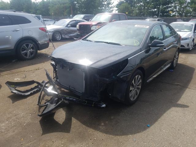 Photo 1 VIN: 5NPE34AF1GH363833 - HYUNDAI SONATA SPO 