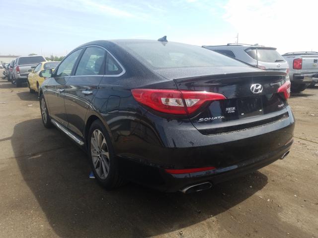 Photo 2 VIN: 5NPE34AF1GH363833 - HYUNDAI SONATA SPO 