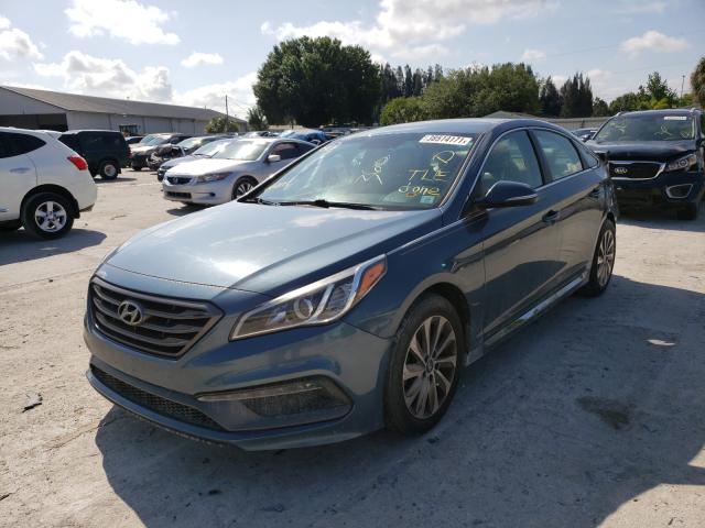 Photo 1 VIN: 5NPE34AF1GH390806 - HYUNDAI SONATA SPO 