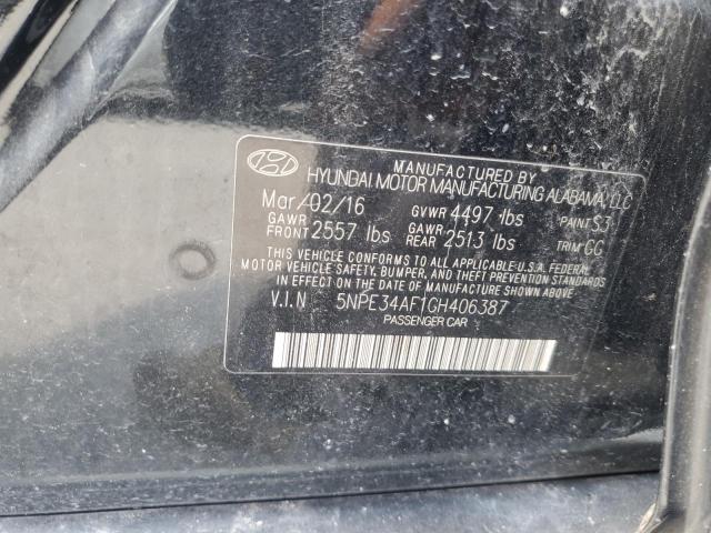 Photo 11 VIN: 5NPE34AF1GH406387 - HYUNDAI SONATA SPO 