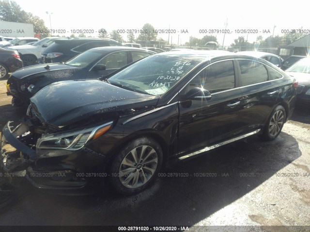 Photo 1 VIN: 5NPE34AF1GH415378 - HYUNDAI SONATA 