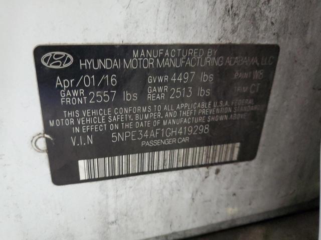 Photo 11 VIN: 5NPE34AF1GH419298 - HYUNDAI SONATA SPO 