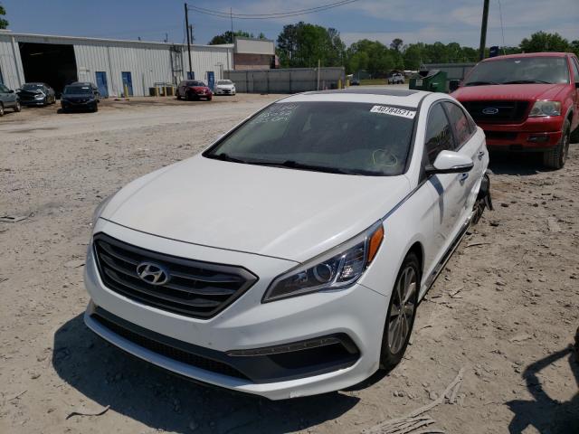 Photo 1 VIN: 5NPE34AF1GH425893 - HYUNDAI SONATA SPO 