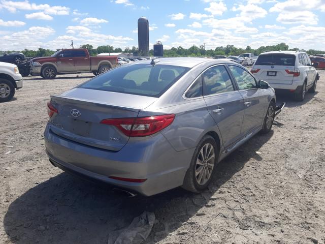 Photo 3 VIN: 5NPE34AF1GH428082 - HYUNDAI SONATA SPO 