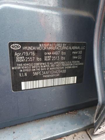 Photo 11 VIN: 5NPE34AF1GH429488 - HYUNDAI SONATA 