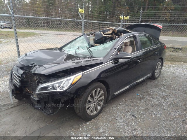 Photo 1 VIN: 5NPE34AF1HH437835 - HYUNDAI SONATA 