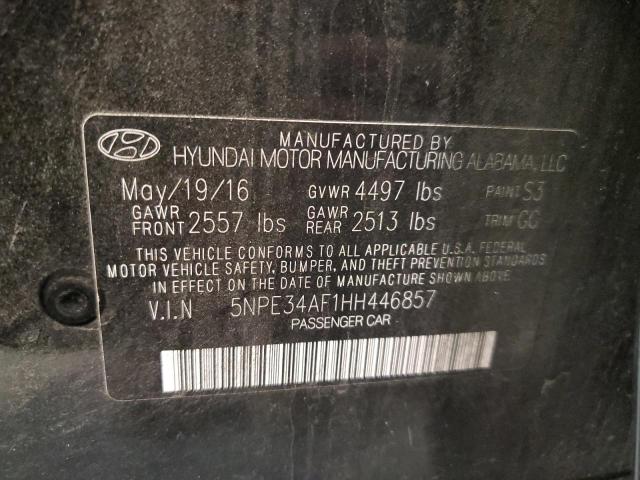 Photo 11 VIN: 5NPE34AF1HH446857 - HYUNDAI SONATA SPO 