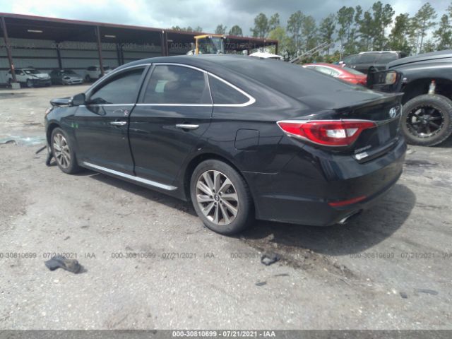 Photo 2 VIN: 5NPE34AF1HH449631 - HYUNDAI SONATA 