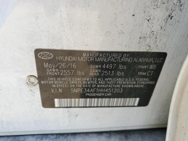 Photo 11 VIN: 5NPE34AF1HH451203 - HYUNDAI SONATA SPO 