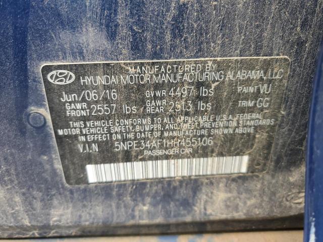 Photo 11 VIN: 5NPE34AF1HH455106 - HYUNDAI SONATA SPO 