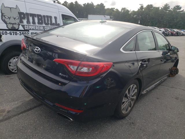 Photo 3 VIN: 5NPE34AF1HH457700 - HYUNDAI SONATA SPO 