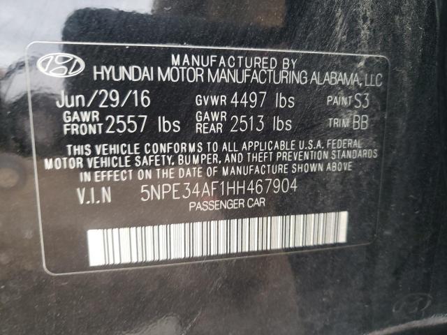 Photo 11 VIN: 5NPE34AF1HH467904 - HYUNDAI SONATA SPO 