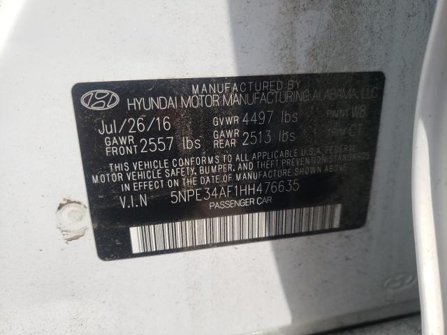 Photo 9 VIN: 5NPE34AF1HH476635 - HYUNDAI SONATA SPO 