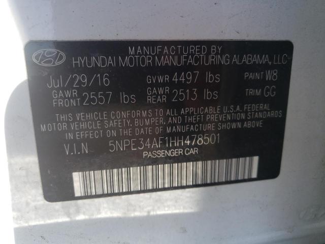 Photo 9 VIN: 5NPE34AF1HH478501 - HYUNDAI SONATA SPO 