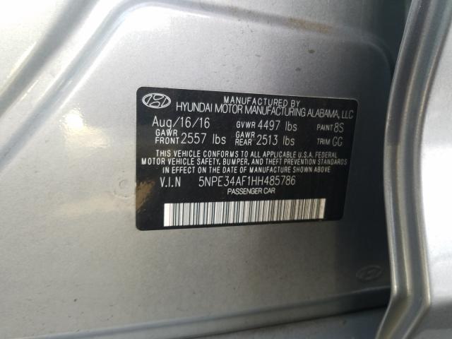 Photo 9 VIN: 5NPE34AF1HH485786 - HYUNDAI SONATA SPO 