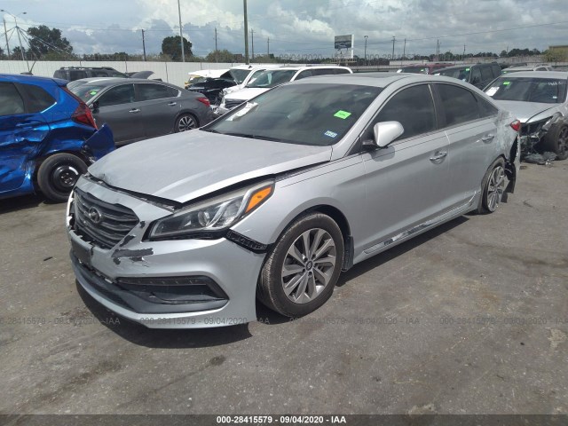 Photo 1 VIN: 5NPE34AF1HH486534 - HYUNDAI SONATA 