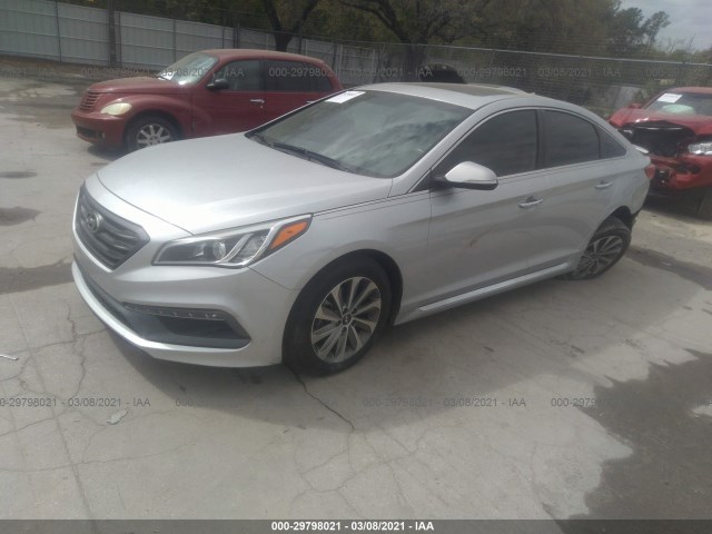 Photo 1 VIN: 5NPE34AF1HH487828 - HYUNDAI SONATA 